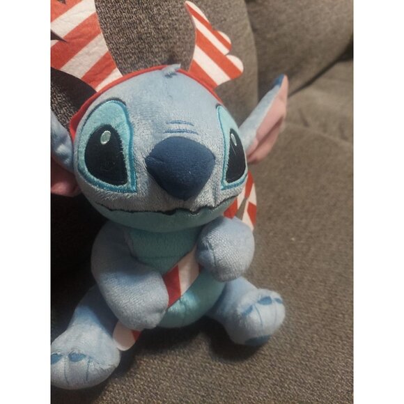 Disney Lilo & Stitch Holiday Plush Cuddly Stuffed Toy 8in Christmas Gift - Picture 3 of 10